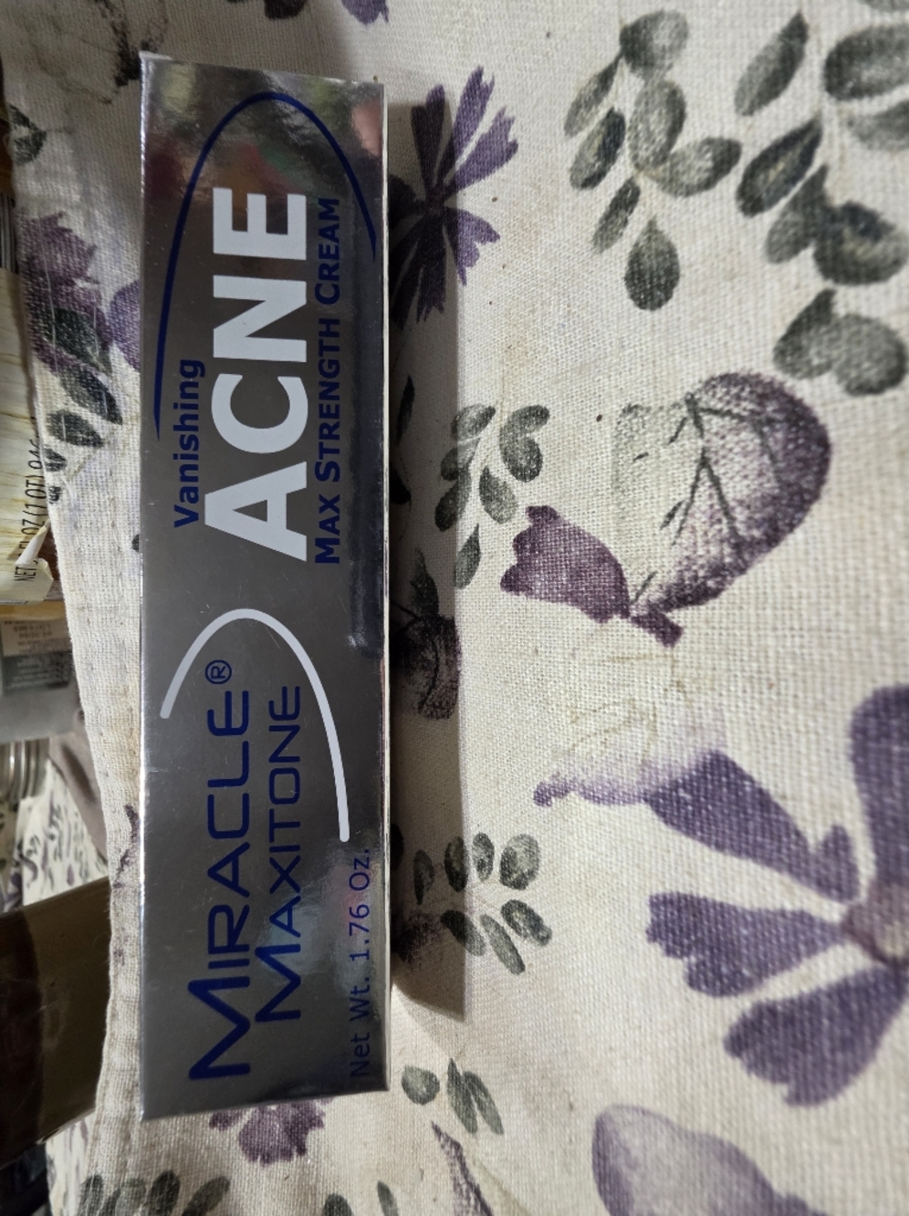 Miracle Maxitone ACNE Vanishing Max Strength Cream - Silver Blue Box